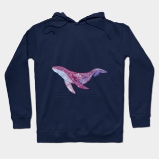 Blueberry galaxy whale Hoodie